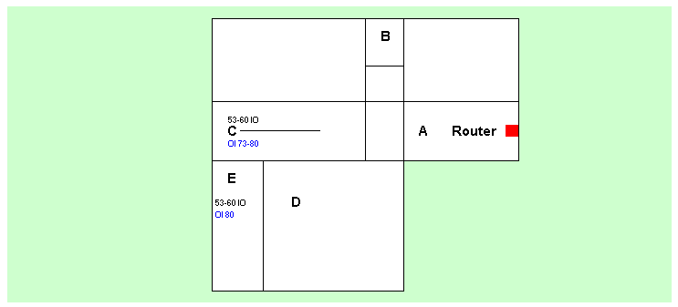 map showing upstairs wireless signal power with the repaired 3CRWDR100A-72 (3 KB)