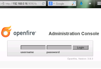 Openfire admin console (26 KB)