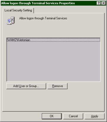 RDP local policy (18k)