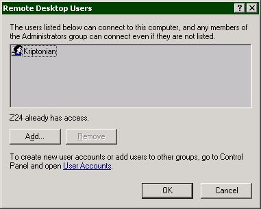 Select Remote Desktop Users (20k)